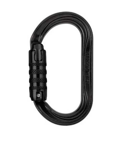 Picture of CARABINER OXAN TIRACT - LOCK U BLACK